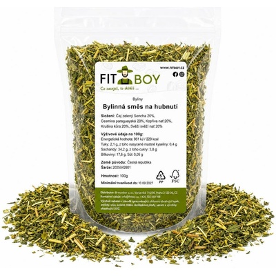 FITBOY Bylinná směs na hubnutí 100 g