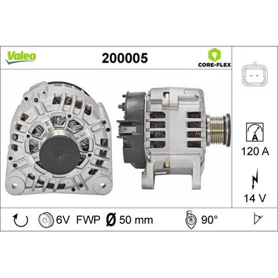 generátor VALEO 200005 VA 200005