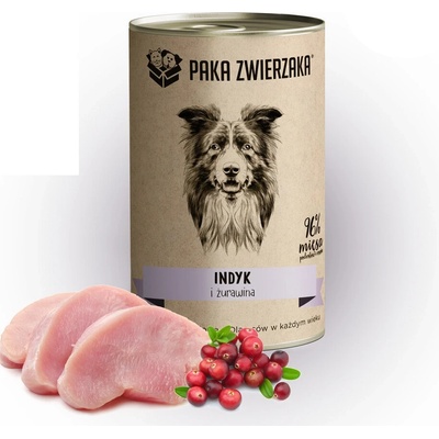 Paka Zwierzaka morčacie a brusnice 400 g