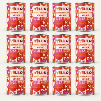 Tillo Kousky v omáčce s hovězím masem 12 x 415 g