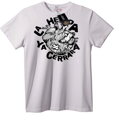 NOONEBRAND Тениска наранено сърце - 3XL, Black