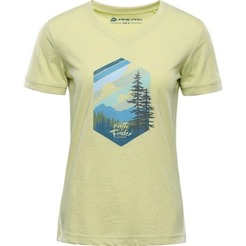 ALPINE PRO Дамска тениска от неизмачкваем материал ALPINE PRO NOGERA margarita вариант pa ALPINE PRO | Zelen | ЖЕНИ | XS