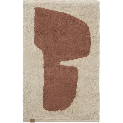 Ferm Living Parchment béžová hnědá 50 x 70 cm