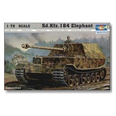 Trumpeter slepovací model Sd.Kfz 184 Elephant 1:72