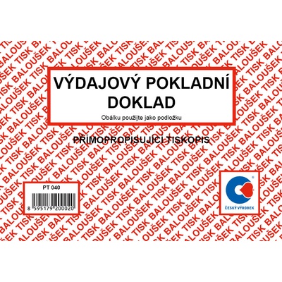 Baloušek Tisk PT040 Výdajový pokladní doklad JÚ – Zboží Mobilmania