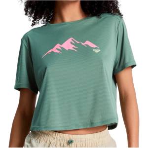 Roxy Дамска тениска Roxy Women's Boundless Spirit Tee 3 T-shirt - Oil Green - размер XXL (916-6303-0116)