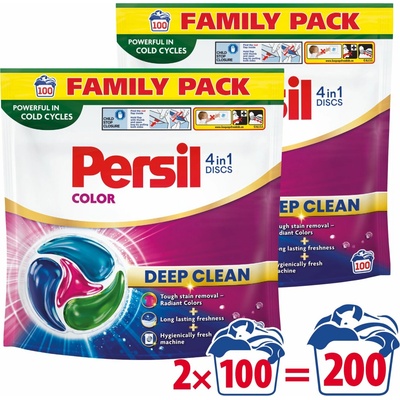 Persil Color Deep Clean 4v1 prací kapsle 2 x 100 PD