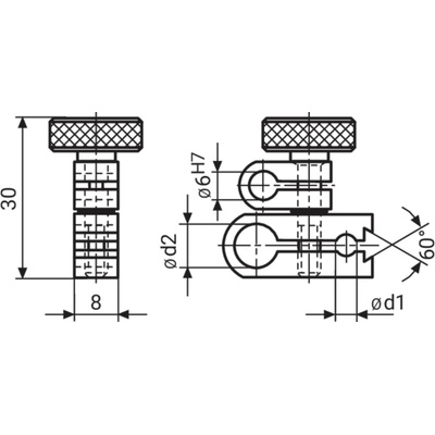 MAHR Upínka univerzální průměr 4/8mm martest 800k8 mahr 4305891