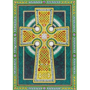 Image 1 of Диамантен Гоблен "Кръст" - 24 x 34 см, Специални мъниста