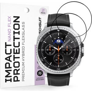 Techsuit Протектор за Samsung Galaxy Watch8 Classic - Nano Flex (2 pack) - Techsuit - Черен