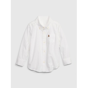 GAP Baby oxford риза Brannan Bear GAP GAP | Byal | Момчешки | 74-80