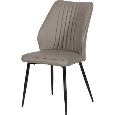 Carmen Трапезен стол laredo y еко кожа - тъмнобежов 80 (3532140)