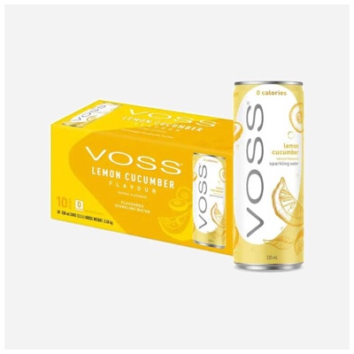 VOSS Lemon Cucumber Perlivá 330 ml