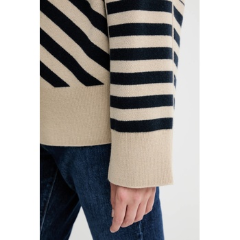 HUGO BOSS Вълнен пуловер boss в бежово от лека материя 50542884 (50542884)