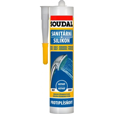 Soudal sanitární silikon 310 g transparentní
