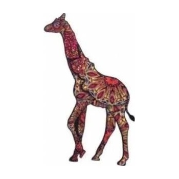 PuzzleOK Wooden puzzles eco 55 Cetted zyrafa A4