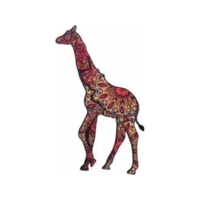 PuzzleOK Wooden puzzles eco 55 Cetted zyrafa A4