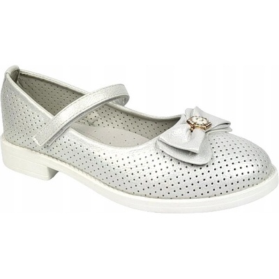 Balerínky dívčí boty dětské k prvnímu svatému přijímání stélka kůže