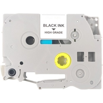 Pro Brother Съвместима лента с Brother HGe-131, 12mm x 8m, черен печат / прозрачен субстрат, бързоходен (HGE131)