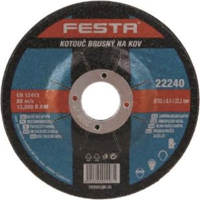 Festa Kotouč brusný 125 x 6,4 x 22,2 mm 22242