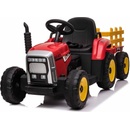 Elektrické vozidlá Mamido elektrický traktor s vlečkou červená