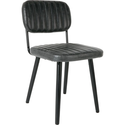 White Label Living Черен трапезен стол Jake Worn - White Label (1100260)