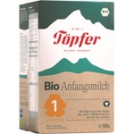 Töpfer Адаптирано био мляко за кърмачета Topfer - Laktana Bio 1, 0 м+, 600 g (4006303008794) - baby