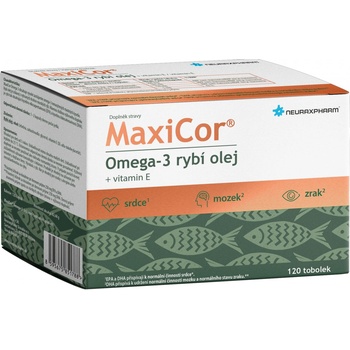 Neuraxpharm Bohemia MaxiCor Omega-3 120 tablet