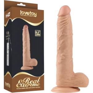 Lovetoy Real Extreme - дилдо с вендуза - 24 см