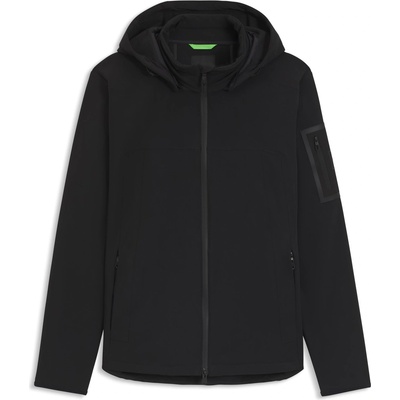 Boss Яке Boss Men's BOSS Hooded Long Sleeve Softshell Jacket - Black