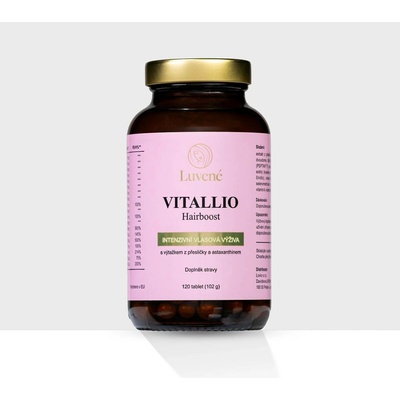 Luvené Vlasová výživa Vitallio Hairboost 120 tablet