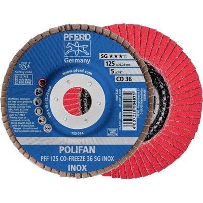Pferd Vějířovitý brusný kotouč 125 x 22.23 mm 67612536