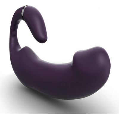 Tracy's Dog C Shape Double Ended Dildo Vibrator Purple