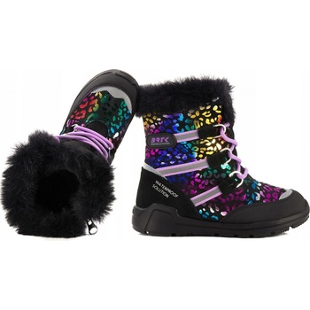 Bartek 8500365 zimní voděodolné sněhule s vlnou černá