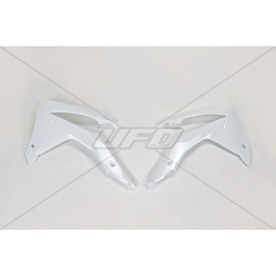 UFO kryty chladiče HONDA CRF 250R 14-17, CRF 450R 13-16 barva bílá