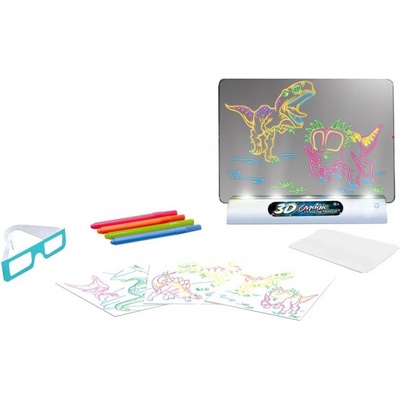 Alltoys Kresliaca tabuľka 3D dinosaury