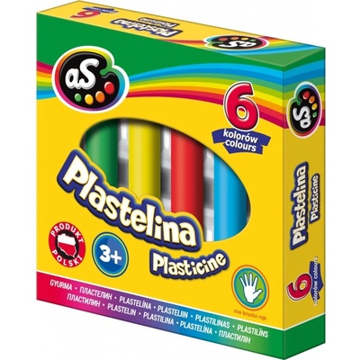 AS Školská plastelína 6 farieb