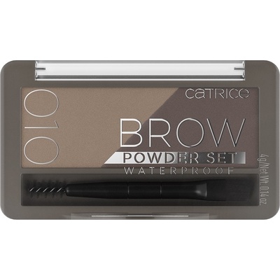 Catrice Brow Powder Set Waterproof set na obočí voděodolný 010 Ash Blond 4 g – Zbozi.Blesk.cz