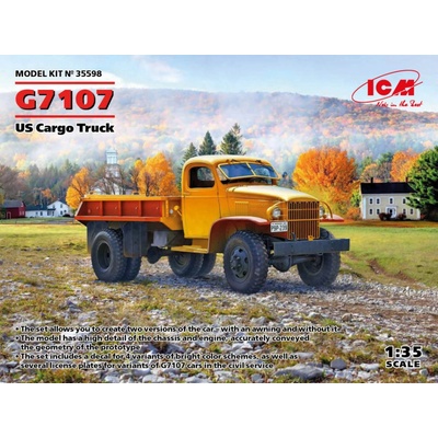 ICM G7107 US Cargo Truck 4xCamo 1:35