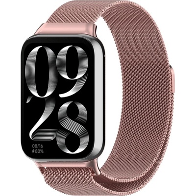 VSECHNONAMOBIL MILANESE Kovový řemínek pro Xiaomi Smart Band 8 Pro růžový 71869
