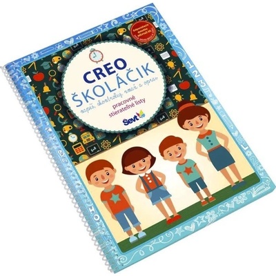CREO pracovné listy "Školáčik" (stierateľná)