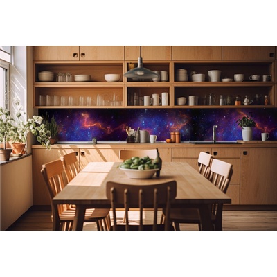 DIMEX ART Фототапет за кухня - цветна галактика 420 x 60 см