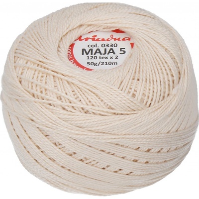 Ariadna Háčkovacia priadza Maja 5 50 g - 0330
