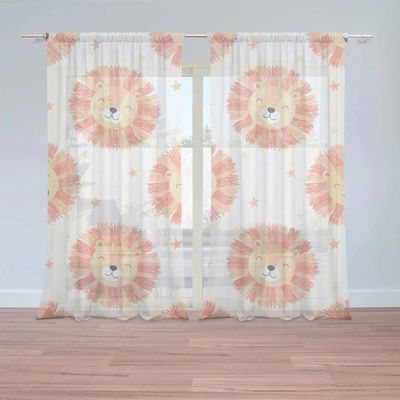 Sablio Záclony Levíčatá: 2ks 150x250cm
