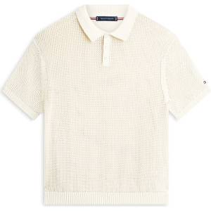 Tommy Hilfiger Блуза с яка Tommy Hilfiger Men's Short Sleeve Polo Shirt - Muslin
