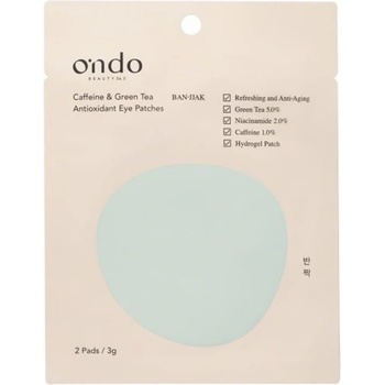 Ondo Beauty 36.5 Хидрогелни пачове за очи Caffeine & Green Tea, 1 чифт