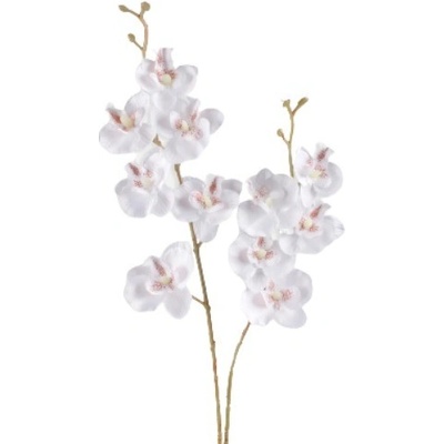 Umelá orchidea biela 50 cm
