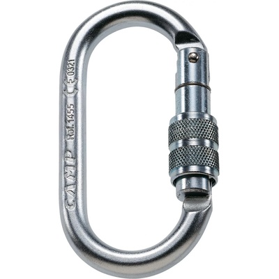 C. A. M. P C. A. M. P. Винтов карабинер C. A. M. P. Oval Pro Lock Steel carabiner - Polished - размер One Size (322-0116-0111)