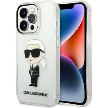 KARL LAGERFELD iPhone 14 Pro 6, 1" transparent hardcase IML NFT Ikonik (KLHCP14LHNIKTCT)