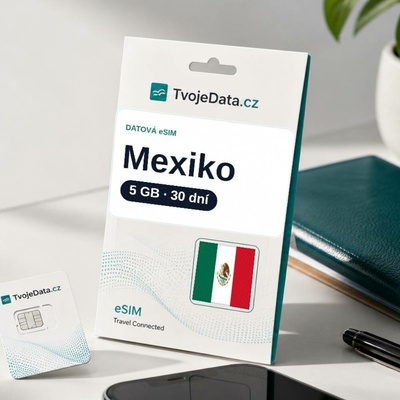 eSIM Mexiko 5 GB / 29 dní - Mexiko AA006F